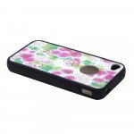 Wholesale iPhone 4 4S Rose Design Gummy Case (Rose)